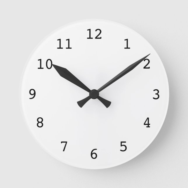 Schlichte Uhr (Vorderseite)