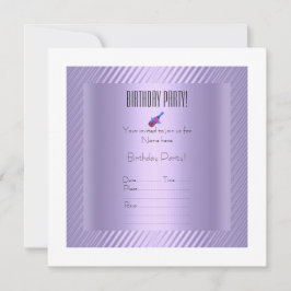 schlichte und elegante Grinsen-Geburtstagseinladun Einladung