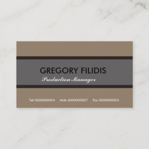 Schlichte Visitenkarten Visitenkarte