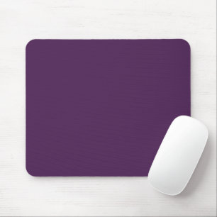 Schlichte Vollfarbe Mitternacht lila Mousepad