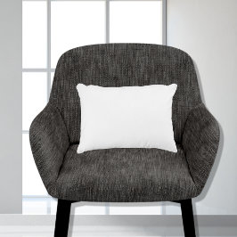 Schlichte Vollfarbe Weiß 11x16 Dekokissen