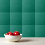 Schlichte Vollfarbelf dunkelgrün Fliese<br><div class="desc">Schlichte,  solide Farbe Elf dunkelgrün Design.</div>