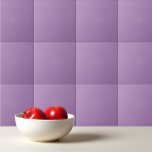 Schlichte Vollpastellfarbe lila afrikanische Viole Fliese<br><div class="desc">Schlichte Farbe Solid Pastellfarben lila afrikanische violette Design.</div>