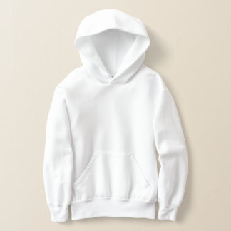 Schlichte weiße Kids Hoodie