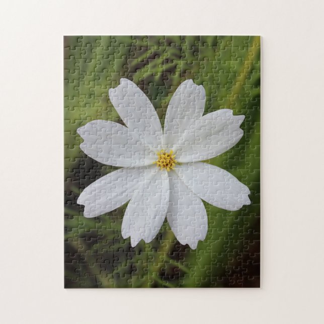 Schlichte weiße Schönheit Puzzle (Vertikal)