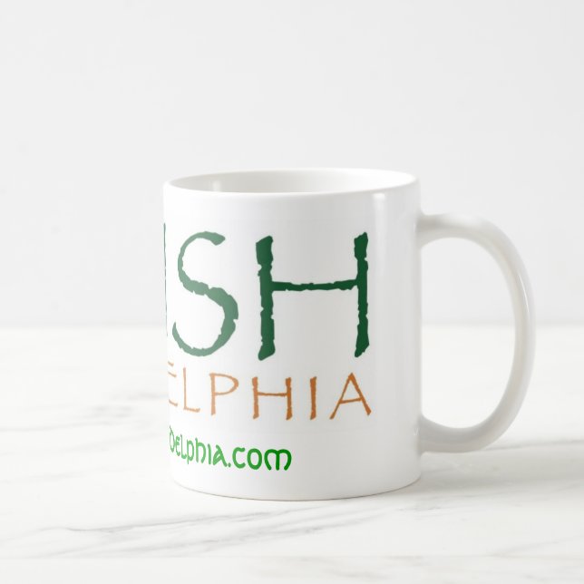 Schlichte weiße Tasse Iren-Philadelphias (Rechts)