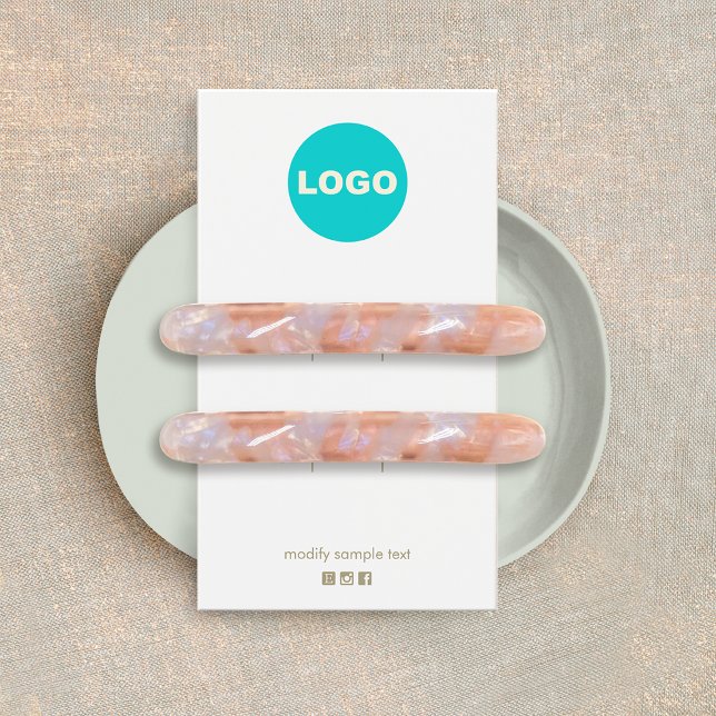 Schlichte Zwei-Add-Logo-Clip-Zubehör-Anzeige (Von Creator hochgeladen)