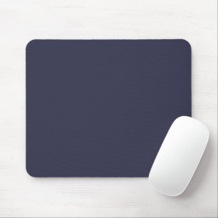 Schlichter Abend in fester Farbe dunkelblau Mousepad
