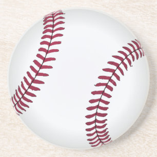Schlichter Baseball-runde Untersetzer