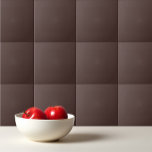 Schlichter Chicorée-Kaffee in fester Farbe Fliese<br><div class="desc">Solid Farbe schlicht braun Chicorée Coffee Design.</div>