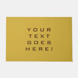 Schlichter, einzigartiger goldener Hintergrund Fußmatte