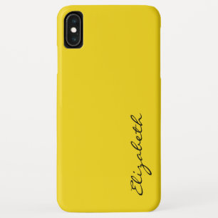 Schlichter gelber Hintergrund Case-Mate iPhone Hülle