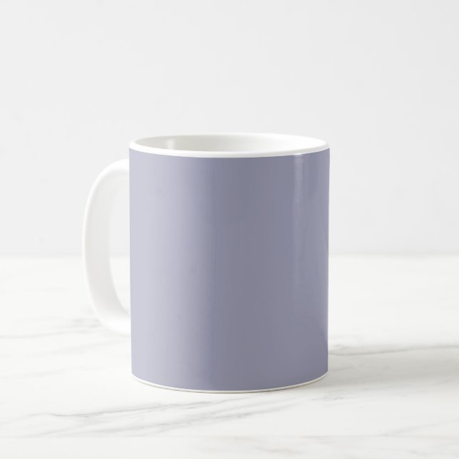 Schlichter Languid-Lavendel in fester Farbe Kaffeetasse (Vorderseite Links)