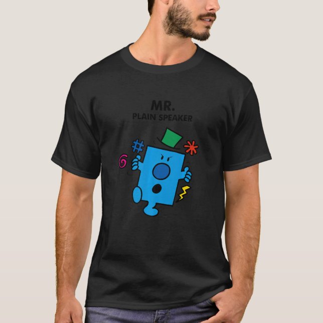Schlichter Lautsprecher Grumpy T-Shirt (Vorderseite)