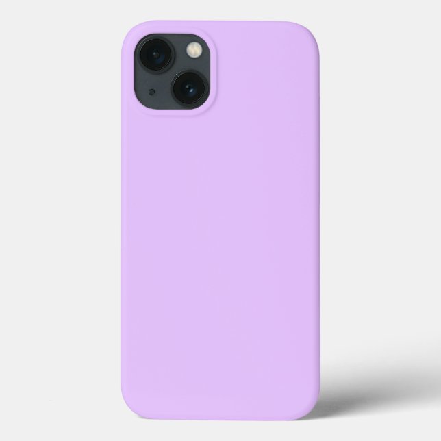 Schlichter Lavendel - Anpassen - iPhone Cover (Rückseite)