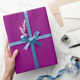 Schlichter Lila Farbton Geschenkpapier
