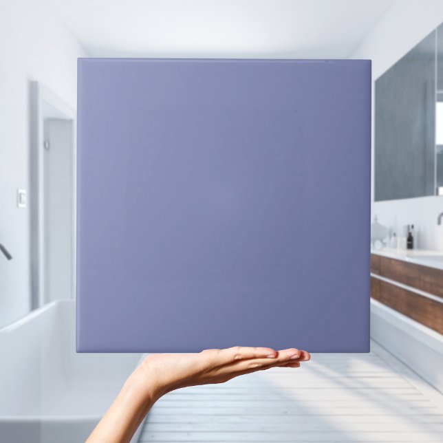 Schlichter Lila Lavendel-Solid-Farbband Fliese (Plain Purple Lavender Solid Colour Tile)