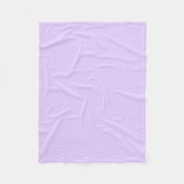 Schlichter Lilac-Hintergrund Fleecedecke (Vorderseite)