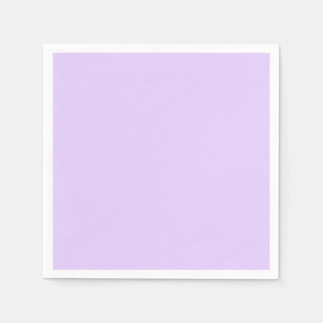 Schlichter Lilac-Hintergrund Serviette (Vorderseite)