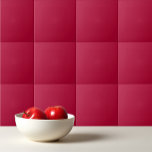 Schlichter Mehlwein in fester Farbe Fliese<br><div class="desc">Schlichtes,  helles Maronwein-Rot-Design in fester Farbe.</div>