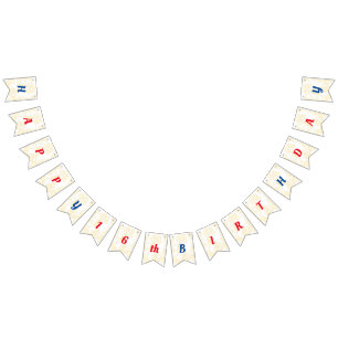 schlichter minimaler eleganter fröhlicher Jahresta Wimpelkette