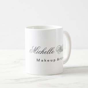 Schlichter Minimalistischer Makeup-Künstler Kaffeetasse