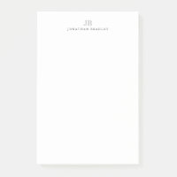 Schlichter Minimalistischer Name mit Monogramm