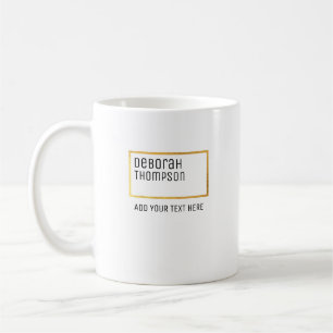 schlichter minimalistischer Stil elegant weiß Tasse