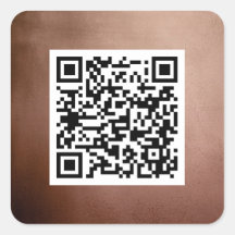 Schlichter QR-Code Elegante Rose Gold Beruflich