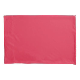 Schlichter roter Pillowcase Kissenbezug