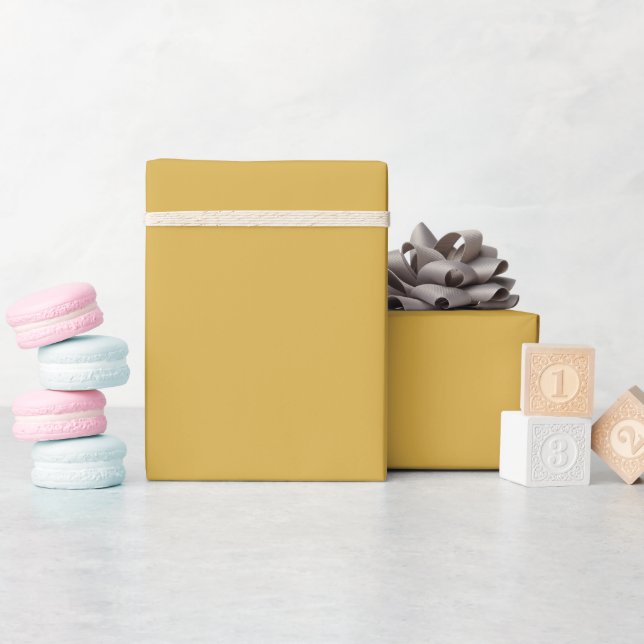 Schlichter, roter, scharfer Senf Geschenkpapier (Babyparty)