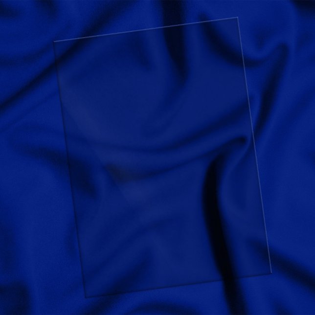 Schlichter transparenter 5" x 7" Abschluss Acryleinladungen (5" x 7" clear acrylic graduation wedding invitation)