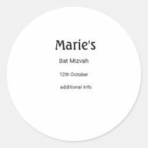 schlichter, weißer Schwarzer Klassiker