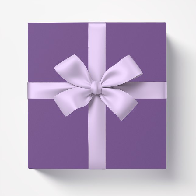 Schlichtes Amethyst in fester Farbe lila Geschenkpapier (Von Creator hochgeladen)