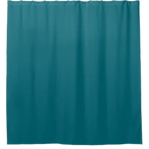 Schlichtes aquamarines dunkles karibisches Wasser Duschvorhang