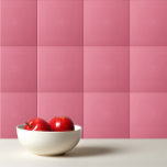 Schlichtes Bubblegum-Rosa Fliese<br><div class="desc">Solid Farbe schlicht Bubblegum rosa Design.</div>