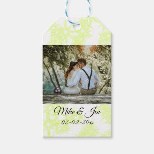 schlichtes, bunter minimales Foto SPARKLE RETTETE  Geschenkanhänger