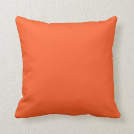 Schlichtes Dekorativ in Helle Orange  Kissen