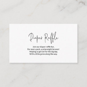 Schlichtes einfaches Windelwaschgerät Begleitkarte