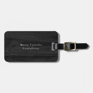 Schlichtes Graues Holz Minimalistisch Moderne Gepäckanhänger