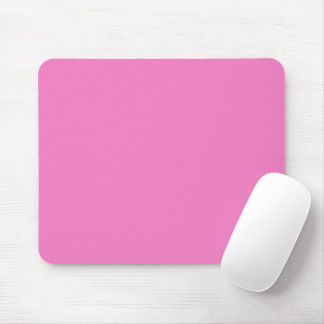 Schlichtes Hydrangea-Rosa Mousepad (Mit Mouse)
