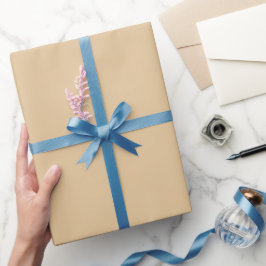 Schlichtes Karamel Tan Color Shade Tone Geschenkpapier