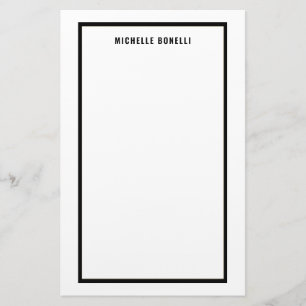 Schlichtes Minimalistisches Beruflich Briefpapier