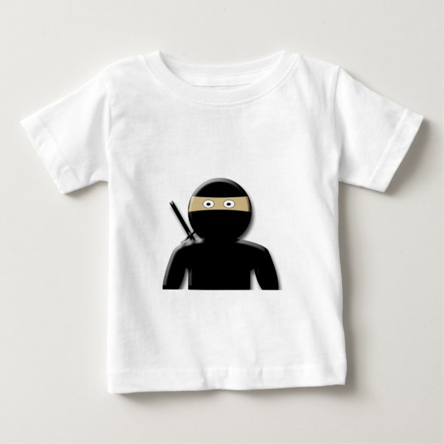 Schlichtes Ninja-Shirt Baby T-shirt (Vorderseite)