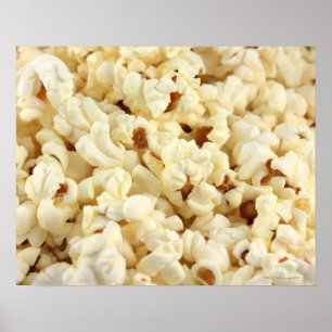 Schlichtes Popcorn nah. Poster