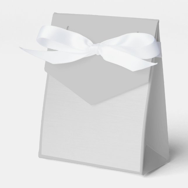Schlichtes Silber Geschenkschachtel (Vorderseite)