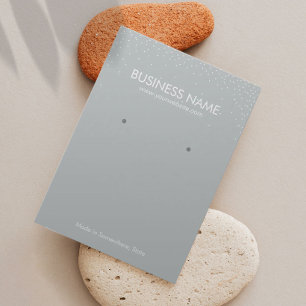 Schlichtes Silver Confetti Schmuckstück Earring Di