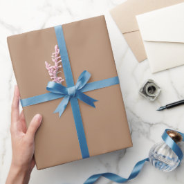 Schlichtes Taupe Tan Color Shade Tone Geschenkpapier