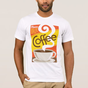 Schließ den Kaffee aus T-Shirt