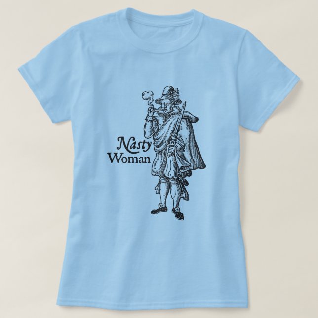 Schließ mich ab, ich wage es, dass du es wagst. T-Shirt (Design vorne)